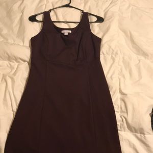 New York and Company Maroon Mini Dress